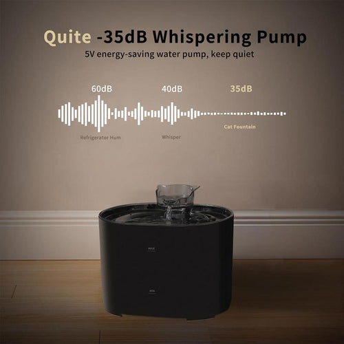 Automatic Cat Water Fountain with Filter, Silent Pets Drinking Water Dispenser, Indoor Pet Drinking Fountain, Automatic Circulation Filtration, Automatic Water Bowl